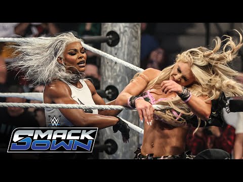 Thumbnail for Jade Cargill unleashes a surprise attack on Tiffany Stratton: SmackDown highlights, Oct. 24, 2025