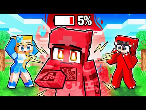 Thumbnail for Omz is LOW BATTERY in Minecraft
