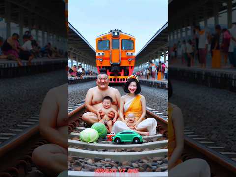 Thumbnail for ❤️ Evolution of baby : train attack on sumo wrestler with family #cat #cute #love #shorts qmfa92