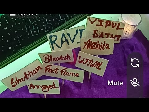 Thumbnail for writing subscriber name on glass with sand ⏳