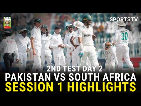 Thumbnail for 1st Session Highlights | Pakistan vs South Africa Test Series 2025 | 2nd Test Day 2 | PCB | M3U1U