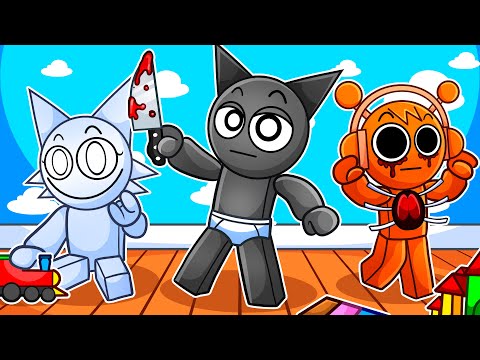 Thumbnail for Having a SPRUNKI PHASE 2 BABY FAMILY in Roblox!