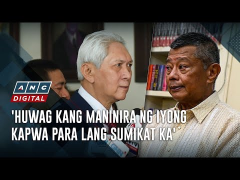 Thumbnail for Word war of Ombudsmen: Martires vs Remulla | ANC