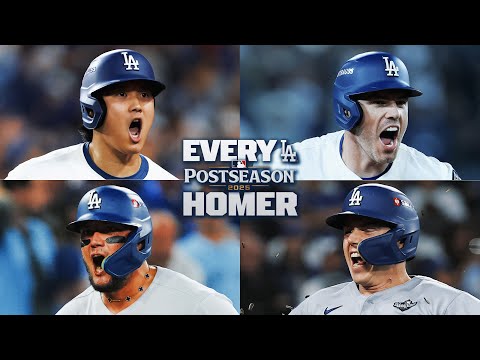 Thumbnail for ALL POSTSEASON HOME RUNS hit by the 2025 World Series Champion Dodgers! (Ft. Shohei, Freddie & MORE)