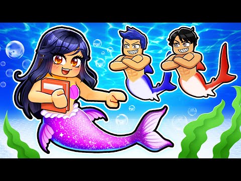 Thumbnail for My FIRST DAY at MERMAID HIGH in Roblox!