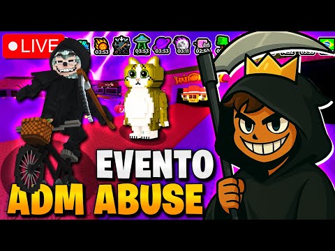 Thumbnail for 😱 EVENTO DE ADM ABUSE NO ROUBE UM BRAINROT SPECIAL AO VIVO #roblox