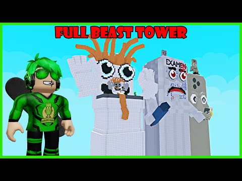Thumbnail for Aku Membangun Menara Brainrot Tingkatan Beast Super Duper Tinggi - Roblox Build A Tower