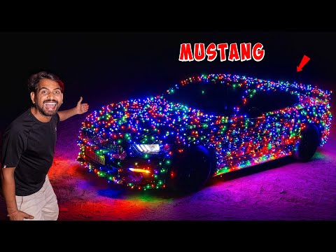 Thumbnail for I Put 10000 Diwali Lights on My Mustang GT...💀 100% Real