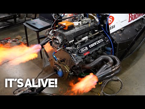 Thumbnail for I Hotwired an IndyCar! My Cosworth XD ROARS To Life!   