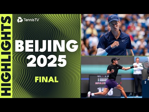 Thumbnail for Jannik Sinner vs Learner Tien For The Title 🏆 | Beijing 2025 Highlights Final