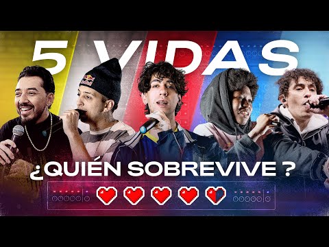 Thumbnail for 5 VIDAS CAMPEONES: MARITHEA vs JESSE PUNGAZ vs MECHA vs LOKILLO vs MCKLOPEDIA | Red Bull Batalla