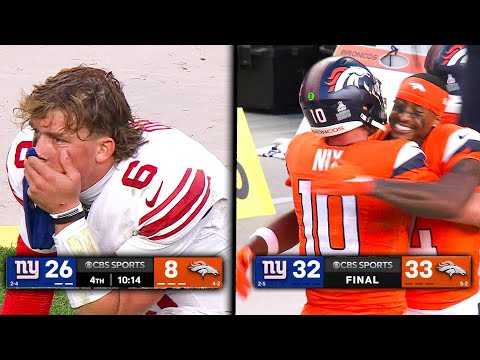 Thumbnail for DO YOU BOLIEVE IN MAGIC? BRONCOS 4TH QUARTER 18 POINT COMEBACK AGAINST THE  GIANTS