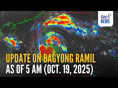 Thumbnail for Update on Tropical Cyclone #RamilPH as of 5 AM (Oct. 19, 2025) | GMA Integrated News