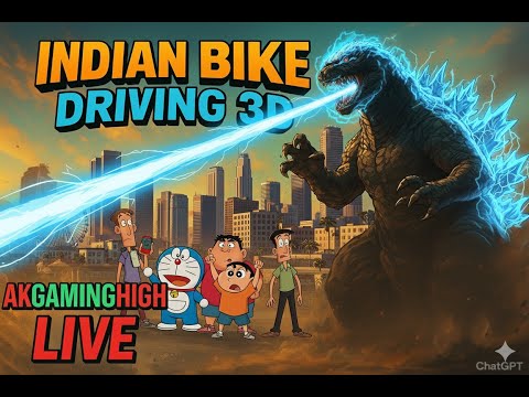 Thumbnail for Frankin Friends Trevor meet Shinchan Doraemon and Motu Patlu in Indian Bike Driving 3D
