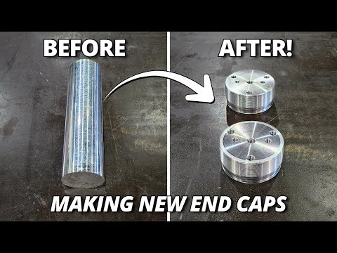 Thumbnail for Machining New End Caps for the CAT 24M Grader Accumulators! Part 2
