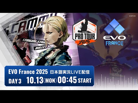 Thumbnail for 【日本語実況】EVO France 2025 - Day3「CAPCOM Pro Tour 2025 Premier」