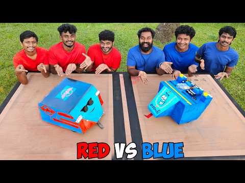 Thumbnail for Robo War | Red Vs Blue | Who Will Be The Winner | റോബോട്ടുകൾ തമ്മിലടി | M4 Tech |
