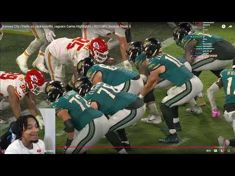 Thumbnail for FlightReacts To Chiefs vs Jacksonville Jaguars Game Highlights | 2025 NFL Season Week 5!