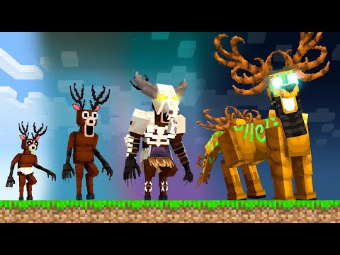 Thumbnail for Upgrading DEER MONSTER into a GOD in Minecraft!