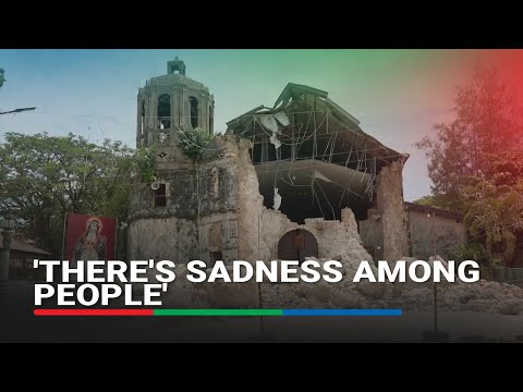 Thumbnail for Residents lament historic church damaged by quake | ABS-CBN News
