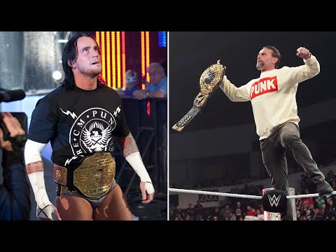 Thumbnail for CM Punk's last two entrances as a World Heavyweight Champion | 2009 vs. 2025