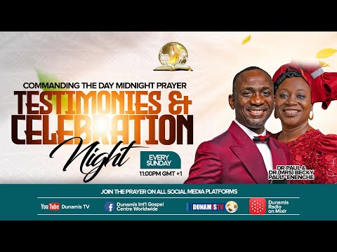Thumbnail for COMMANDING THE DAY MIDNIGHT PRAYER || TESTIMONY AND CELEBRATION NIGHT || 12-10-2025