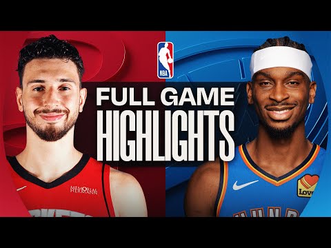 Thumbnail for ROCKETS at THUNDER | FULL GAME HIGHLIGHTS | October 21, 2025
