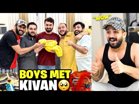 Thumbnail for Finally Boys met Kivan Sultan first Time😍Gifts unboxing Of Chahu & Taya Abu😱