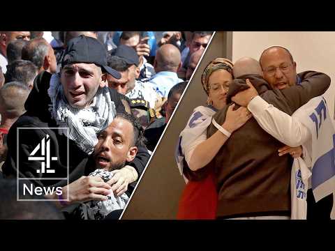 Thumbnail for Israeli hostages released as Trump hails 'dawn of a new Middle East'