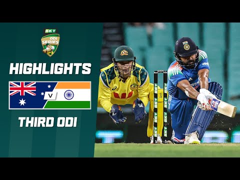 Thumbnail for Australia v India 2025-26 | Third ODI