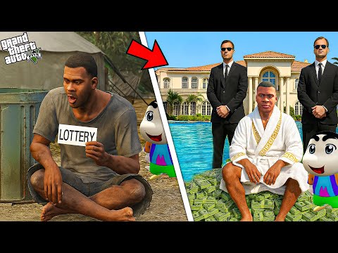 Thumbnail for Franklin Shinchan & Pinchan Win Lottery And Become Richest Person in GTA 5 ! (GTA 5 mods)