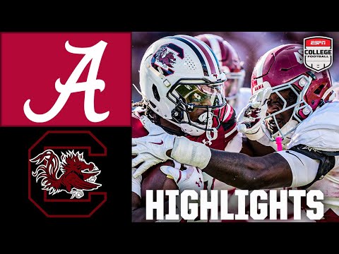 Thumbnail for Alabama Crimson Tide vs. South Carolina Gamecocks | Full Game Highlights | ESPN CFB