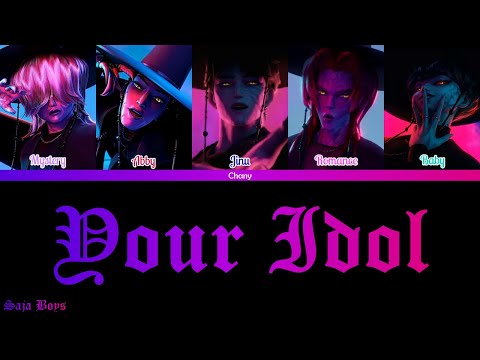 Thumbnail for Saja Boys - Your Idol (Color Coded Lyrics) From Kpop Demon Hunters