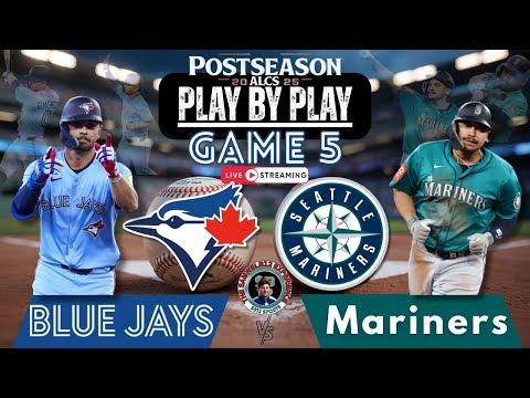 Thumbnail for 🧢 LIVE:  Toronto Blue Jays vs Seattle Mariners MLB ALCS Game 5 Play by Play & Reactions!