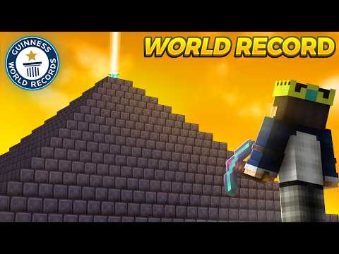 Thumbnail for I BROKE THE WORLD RECORD OF MOST NETHERITE in Minecraft Hardcore...