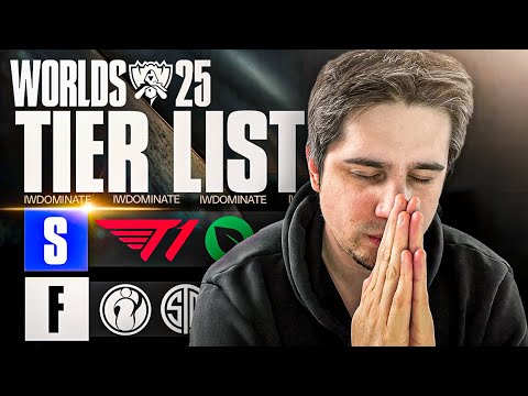 Thumbnail for WORLDS 2025 ULTIMATE TIERLIST