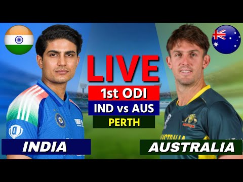 Thumbnail for Live: India vs Australia, 1ST ODI, Live Cricket Commentary | IND vs AUS Live Match | IND BAT