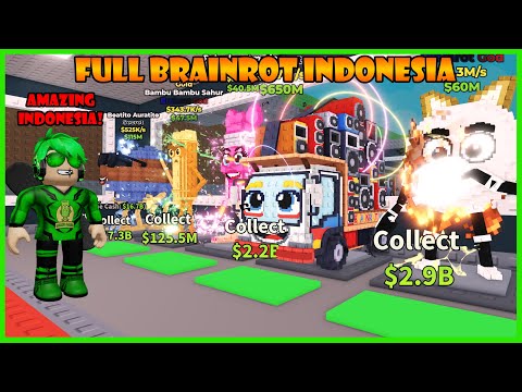Thumbnail for TERBAIK! Aku Berhasil Dapatkan Semua Brainrot Event Indonesia - Roblox Steal A Brainrot