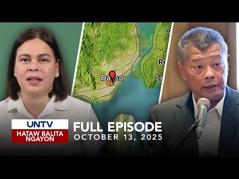 Thumbnail for UNTV: Hataw Balita Ngayon | October 13, 2025