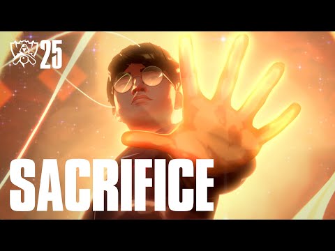 Thumbnail for Sacrifice ft. G.E.M. (鄧紫棋) (Official Music Video) | League of Legends Worlds 2025 Anthem