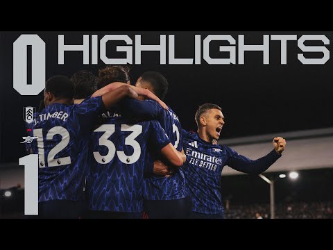 Thumbnail for TROSSARD SENDS US BACK TOP OF THE LEAGUE  | Fulham vs Arsenal (0-1) | Premier League