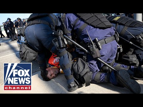 Thumbnail for Riot ERUPTS after migrants ram ICE vehicle in Chicago