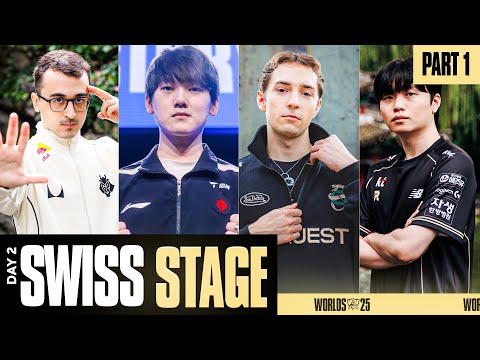 Thumbnail for DAY 2 KICKS OFF FOR SWISS STAGE - WORLDS 2025 DAY 2 PART 1/2