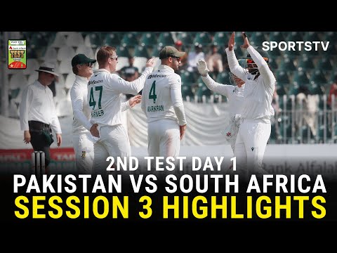 Thumbnail for 3rd Session Highlights | Pakistan vs South Africa Test Series 2025 | 2nd Test Day 1 | PCB | M3U1U