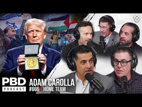 Thumbnail for Israeli Hostages Freed, Katie Porter's Potato Crisis & Trump vs China w/ Adam Carolla | PBD Podcast