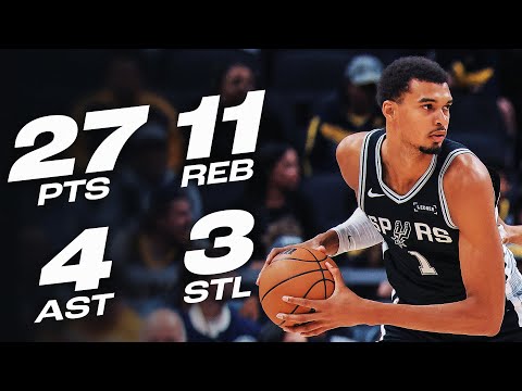 Thumbnail for Victor Wembanyama STUFFED THE STAT SHEET vs Pacers | October 13, 2025