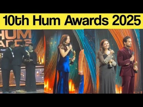 Thumbnail for 10th HUM Awards 2025 | Full show Highlights | Sajal Aly | Bilal Abbas | Hania Amir |