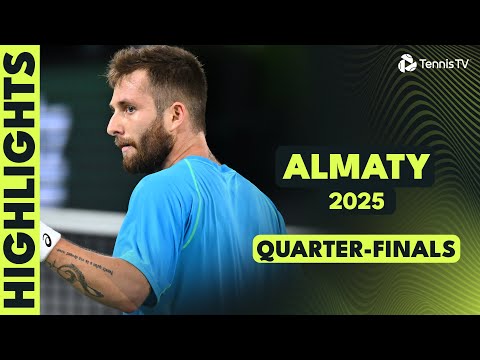 Thumbnail for Medvedev, Moutet, Cobolli & More Feature I Almaty 2025 Quarter-Final Highlights