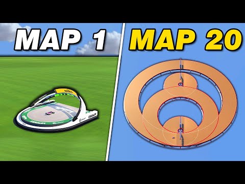 Thumbnail for Trackmania, but the maps get 1 block longer