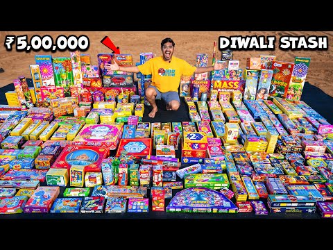 Thumbnail for 2025 Biggest Diwali Stash Worth ₹500000🔥| धूम मचाले- इस दिवाली के नए पटाखे